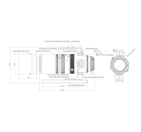 Askar AP 55/264 SQA55 - apochromatický refraktor, image-2