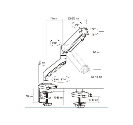 Euromex Kĺbový statív NexiusZoom NZ.9047, ramenný stojan, image-3