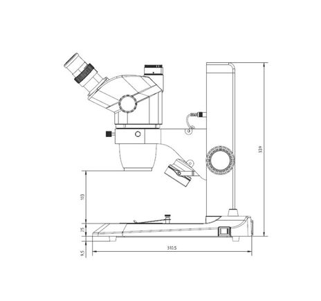 Euromex Zoom-stereomikroskop NZ.1902-S, 6.7–45x, ozubený stojan, prechádzajúce a dopadajúce svetlo, binokulárny, image-2