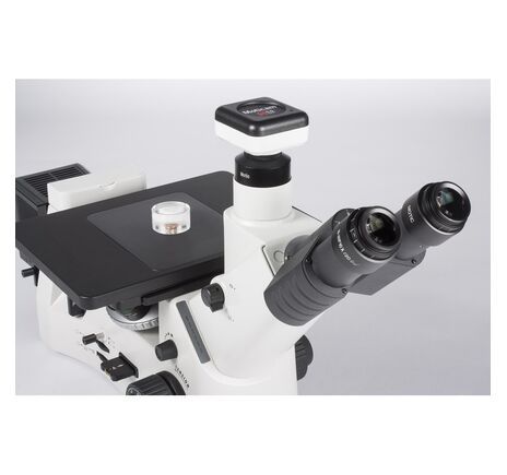 Motic Inverzný mikroskop AE2000 MET, trinokulárny, 50×–500×, LM, tmavé pole, 100W, image-3