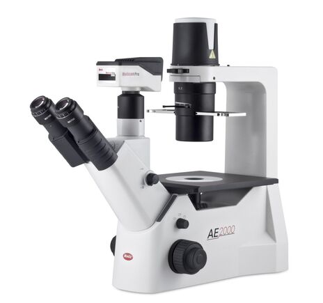 Motic Inverzný mikroskop AE2000, trinokulárny, infinity, 40×–400×, fázový kontrast, halogén 30W, image-6