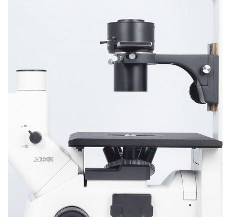 Motic Inverzný mikroskop AE31E, trinokulárny, infinity, 40×–400×, fázový kontrast, halogén 30W, image-2
