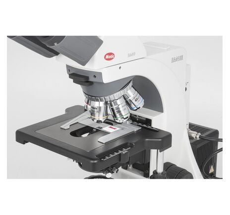 Motic Mikroskop BA410 Elite, trinokulárny, halogén 100W, 40×–1000×, image-3