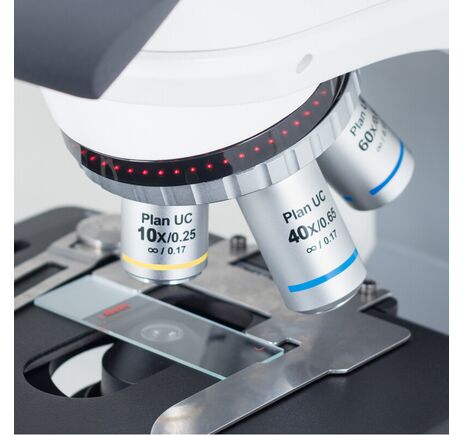 Motic Mikroskop Panthera C2, trinokulárny (bez 100× objektívu), infinity, plan achromatický, 40×–400×, halogén/LED, image-2