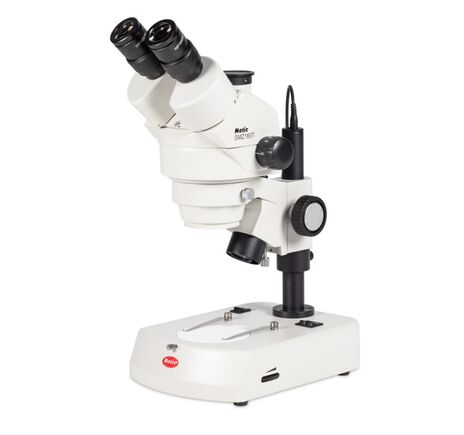 Motic Zoom-stereomikroskop SMZ-160-TLED, binokulárny, LED, 0,75×–4,5×