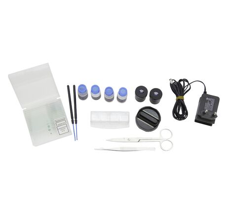 Omegon Mikroskop Binofield, 40×–800×, LED, image-5