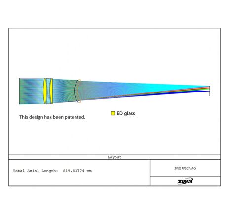 ZWO AP 107/749 FF107 - apochromatický refraktor, image-5