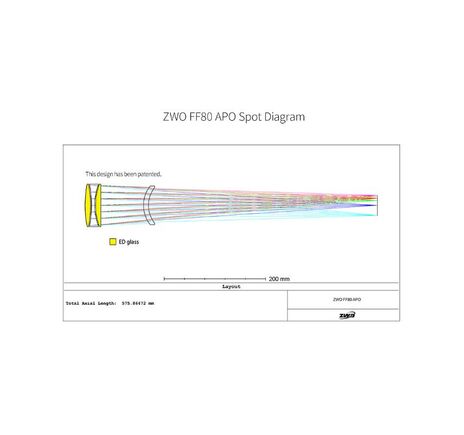 ZWO AP 80/600 FF80 - apochromatický refraktor, image-10