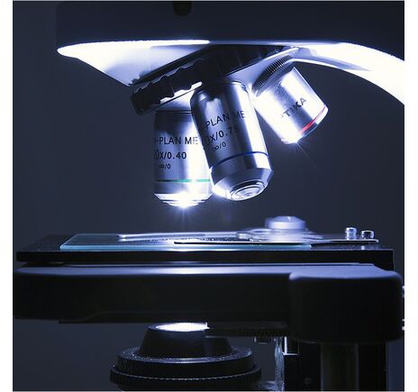 Optika Mikroskop B-510-2, diskusný, trinokulárny, dvojhlavý, IOS W-PLAN, 40×–1000×, EU verzia, image-5