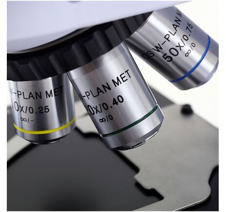 Optika Mikroskop B-510MET, metalografický, dopadajúce svetlo, trinokulárny, IOS W-PLAN MET, 50×–500×, EU verzia, image-8