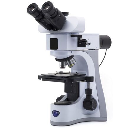 Optika Mikroskop B-510MET, metalografický, dopadajúce svetlo, trinokulárny, IOS W-PLAN MET, 50×–500×, EU verzia, image-4
