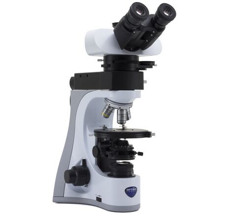 Optika Mikroskop B-510POL-I, polarizačný, dopadajúce a prechádzajúce svetlo, trinokulárny, IOS LWD W-PLAN POL, 50×–500×, EU verzia, image-2