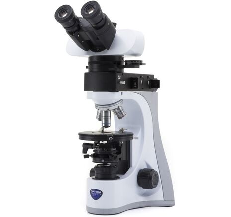 Optika Mikroskop B-510POL-I, polarizačný, dopadajúce a prechádzajúce svetlo, trinokulárny, IOS LWD W-PLAN POL, 50×–500×, EU verzia, image-3