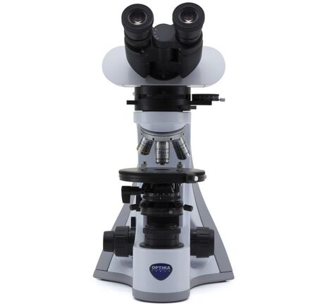 Optika Mikroskop B-510POL, polarizačný, prechádzajúce svetlo, trinokulárny, IOS W-PLAN POL, 40×–400×, EU verzia, image-2