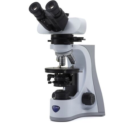 Optika Mikroskop B-510POL, polarizačný, prechádzajúce svetlo, trinokulárny, IOS W-PLAN POL, 40×–400×, EU verzia, image-3