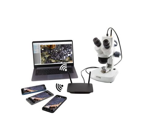 Optika Mikroskop SFX Digital Wi-Fi, 10×/20×/40×, LED, dopadajúce a prechádzajúce svetlo, image-2