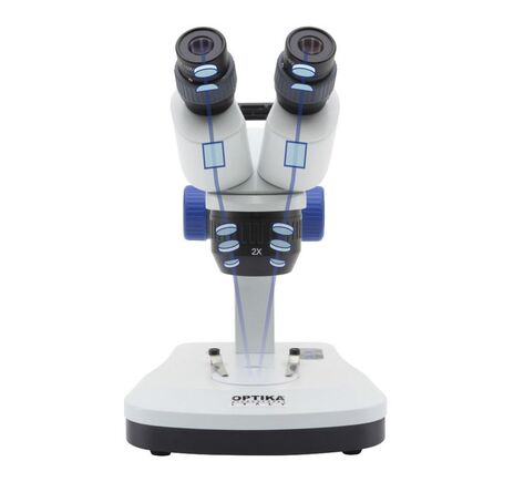 Optika Stereomikroskop SFX-33, binokulárny, 20×/40×, pevné rameno, image-3