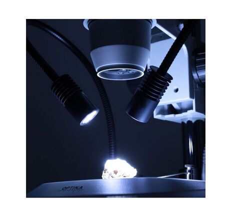 Optika Zoom-stereomikroskop SZO-3, binokulárny, 6,7×–45×, stĺpový statív, dopadajúce a prechádzajúce svetlo, image-4