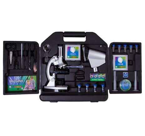 Mikroskop Bresser Junior Biotar DLX 300x-1200x v prenosnom kufríku, image-3