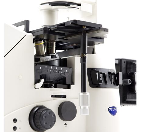 Optika Inverzný mikroskop IM-7, trinokulárny, inversný, 10×/25 mm, LED 10 W, bez objektívov, image-2