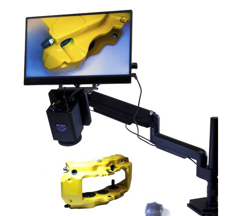 Optika Mikroskop IS-4K3, zoom optika 1×–18×, automatické zaostrenie, 8 MP, 4K Ultra HD, pantografový statív, 15,6" displej, image-2