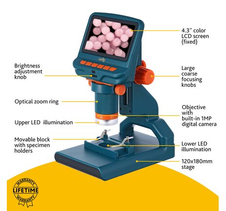 Digitálny mikroskop Levenhuk LabZZ DM200 LCD, image-14