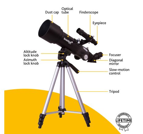 Teleskop Levenhuk Skyline Travel 70, image-16