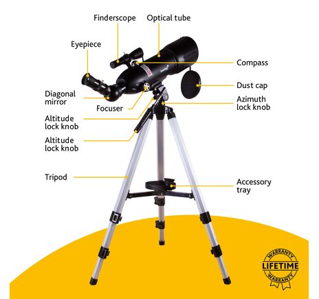 Teleskop Levenhuk Skyline Travel 80, image-15