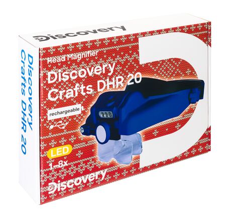 Levenhuk Discovery Crafts DHR 20 dobíjateľná náhlavná lupa, image-9