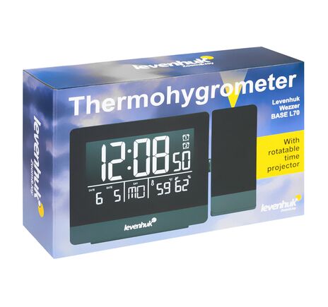 Levenhuk Wezzer BASE L70 teplomer s projektorom a hodinami, image-9