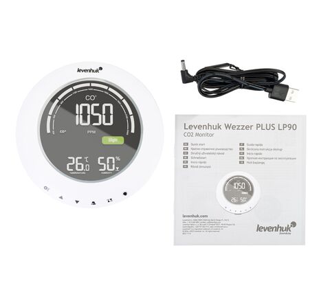 Levenhuk Wezzer PLUS LP90 detektor CO₂, image-2