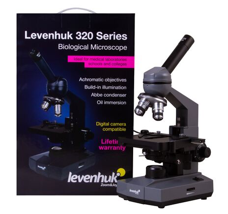 Monokulárny mikroskop Levenhuk 320 PLUS, image-15