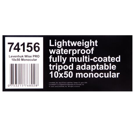 Monokulárny ďalekohľad Levenhuk Wise PRO 10x50, image-14