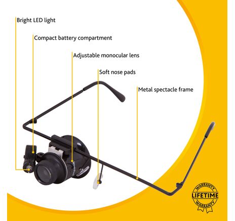 Okuliarová lupa Levenhuk Zeno Vizor G1, image-9