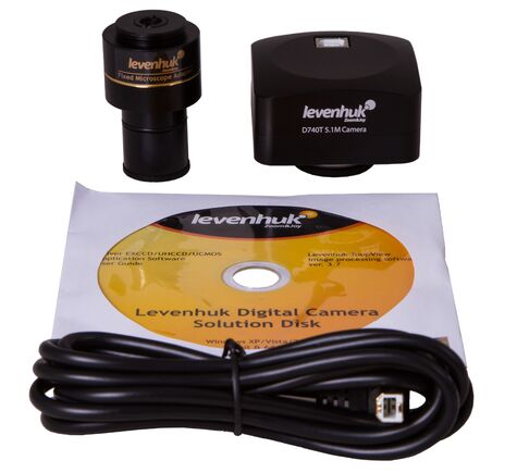 Digitálny mikroskop Levenhuk D740T, 5,1 Mpix, trinokulárny, image-17