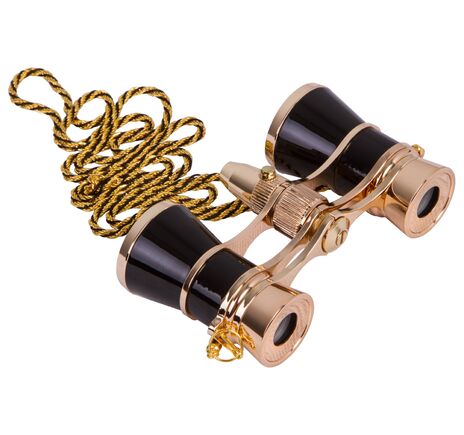 Divadelný ďalekohľad Levenhuk Broadway 325F (s LED baterkou a retiazkou), Farba: White, image-4