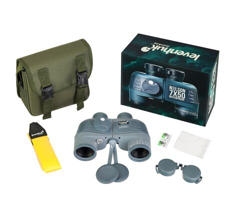 Ďalekohľad Levenhuk Nelson 7x50 so zameriavačom a kompasom, image-2