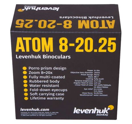 Ďalekohľad Levenhuk Atom 8-20x25, image-11
