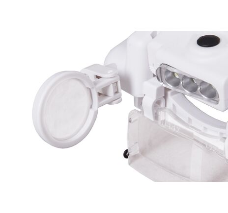 Náhlavná lupa s nabíjateľnou batériou Levenhuk Zeno Vizor HR2, image-5