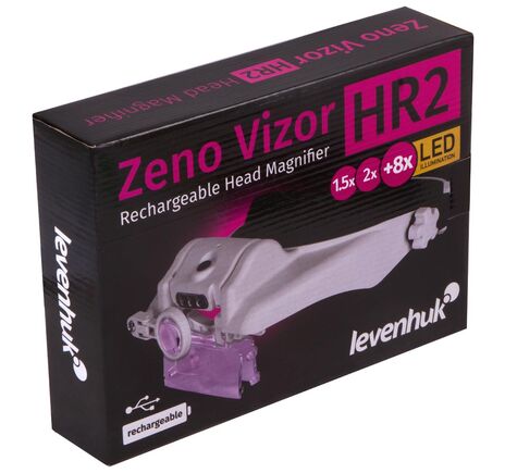 Náhlavná lupa s nabíjateľnou batériou Levenhuk Zeno Vizor HR2, image-9