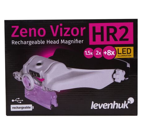 Náhlavná lupa s nabíjateľnou batériou Levenhuk Zeno Vizor HR2, image-10