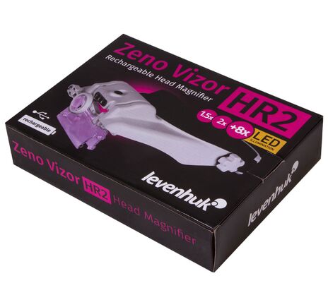 Náhlavná lupa s nabíjateľnou batériou Levenhuk Zeno Vizor HR2, image-12
