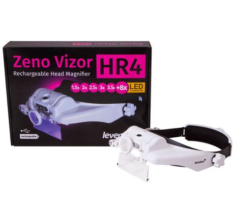 Náhlavná lupa s nabíjateľnou batériou Levenhuk Zeno Vizor HR4, image-9