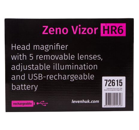 Náhlavná lupa s nabíjateľnou batériou Levenhuk Zeno Vizor HR6, image-12