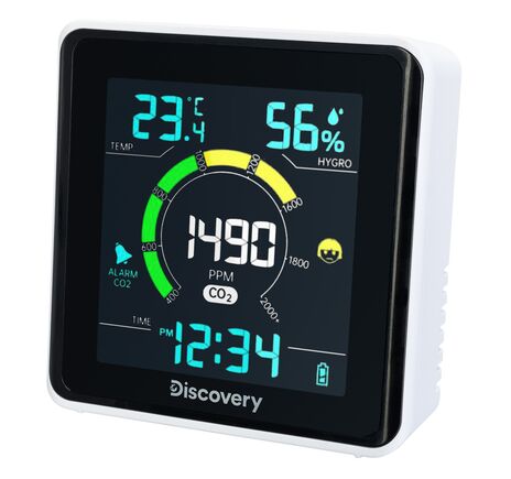 Levenhuk Discovery Report WA40 meteostanica s monitorovaním CO2 vo vzduchu, image-2