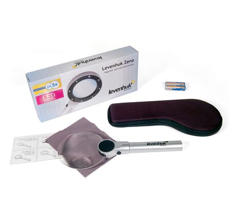 Levenhuk Zeno 400 s LED osvetlením 2/4x 88/21 mm kov lupa, image-2
