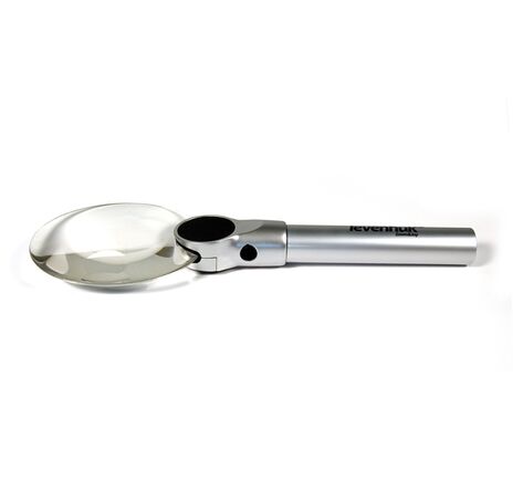 Levenhuk Zeno 400 s LED osvetlením 2/4x 88/21 mm kov lupa, image-4