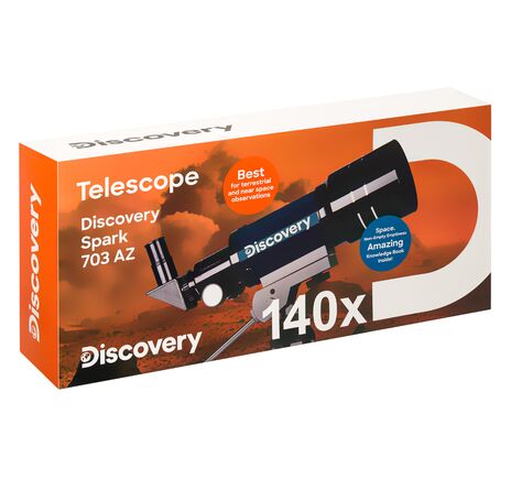 Levenhuk Discovery Spark 703 AZ teleskop s knižkou, image-11
