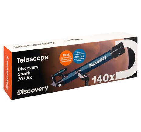 Levenhuk Discovery Spark 707 AZ teleskop s knižkou, image-14