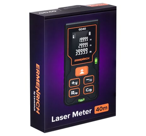 Ermenrich Reel PLUS GD40 čierny laserový merač, image-6